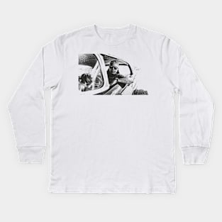 Bourdain Cars Kids Long Sleeve T-Shirt